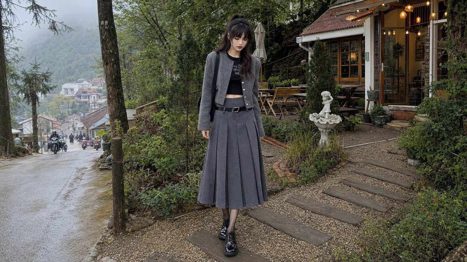 Đi Sapa nên chọn outfit gọn, ấm vừa đủ và hợp bối cảnh để lên hình đẹp hơn