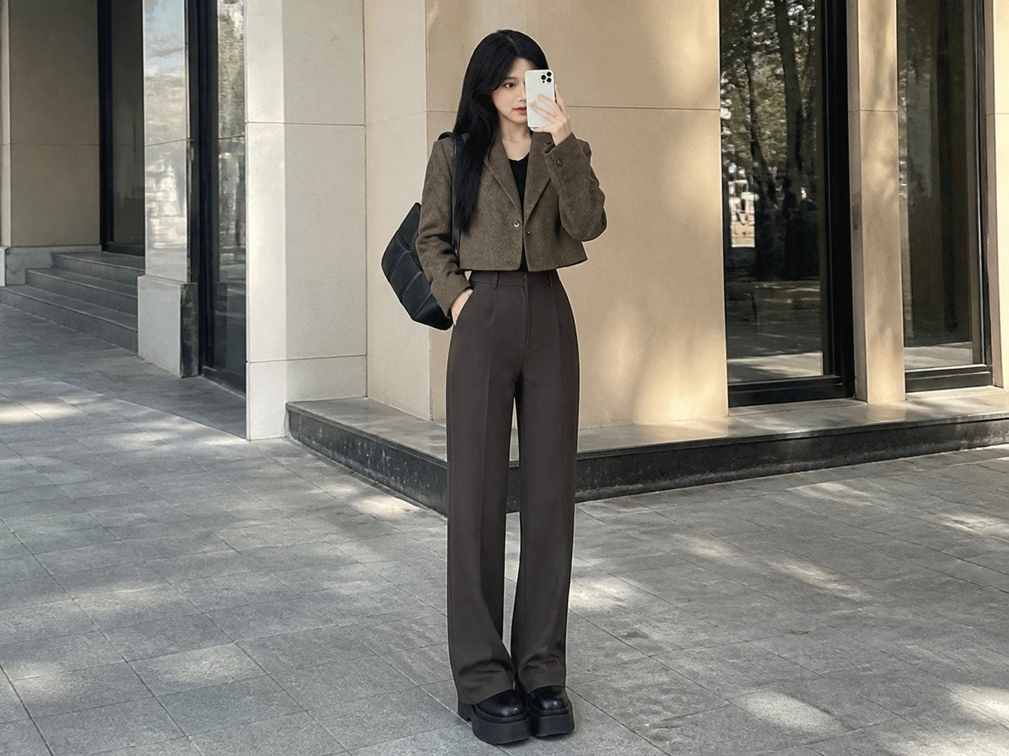 Áo vest nữ dáng lửng tôn tỷ lệ cơ thể