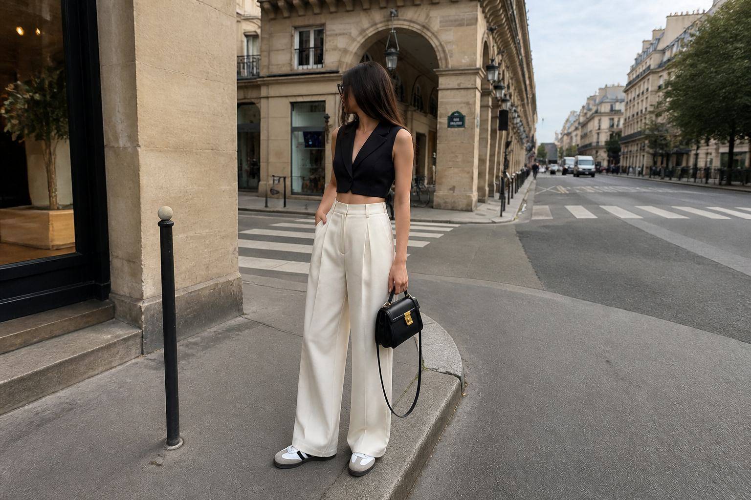 Áo vest nữ croptop hiện đại, giúp tôn dáng