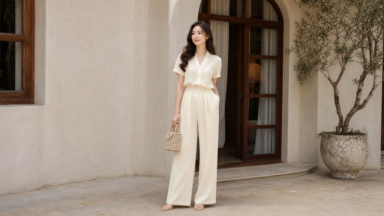 Da ngăm nên chọn kem ấm, kem bơ hoặc ivory ấm để không bị xỉn