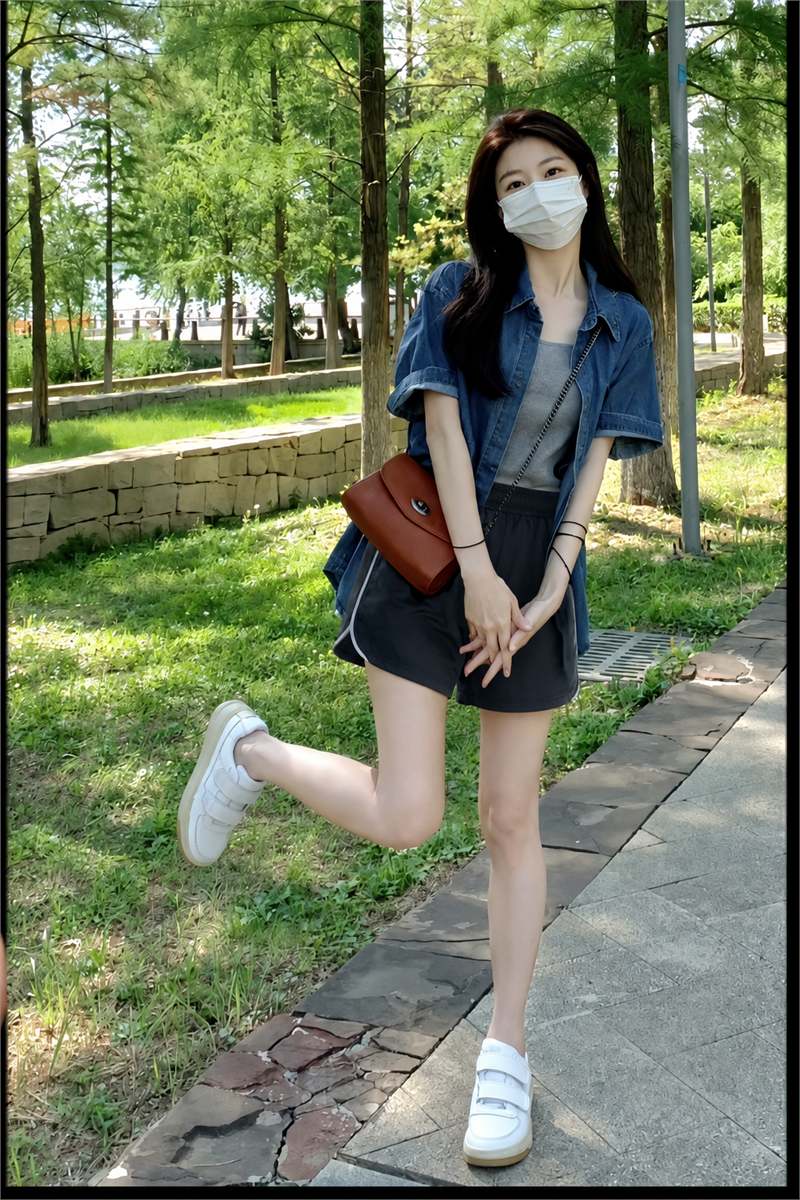 Quần sooc thể thao nữ màu đen bằng vải kỹ thuật nhẹ với cạp chun thoải mái