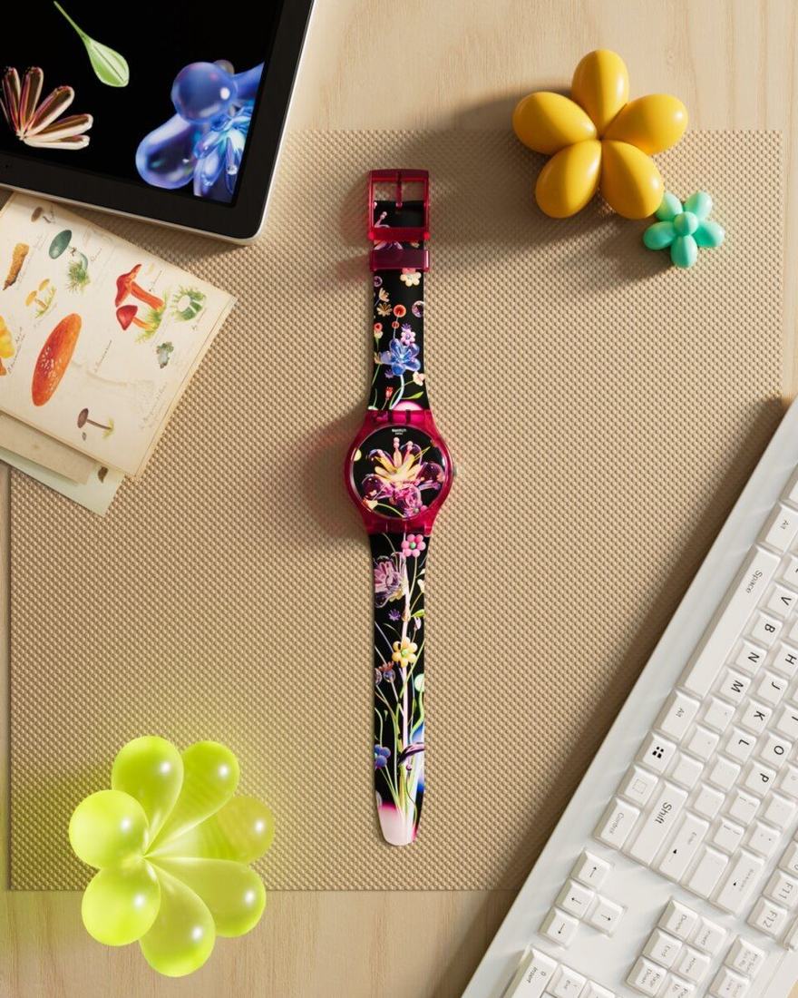Đồng hồ DIGI-BLOSSOMING trong thế giới nghệ thuật số của Luo Bi