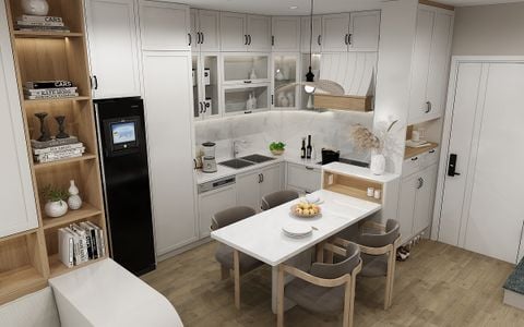 30+MẪU TỦ BẾP PHONG CÁCH TỐI GIẢN ĐẸP