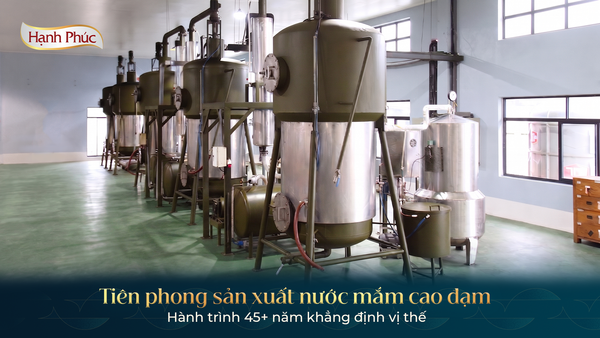 Khẳng định vị thế tiên phong sản xuất nước mắm cao đạm