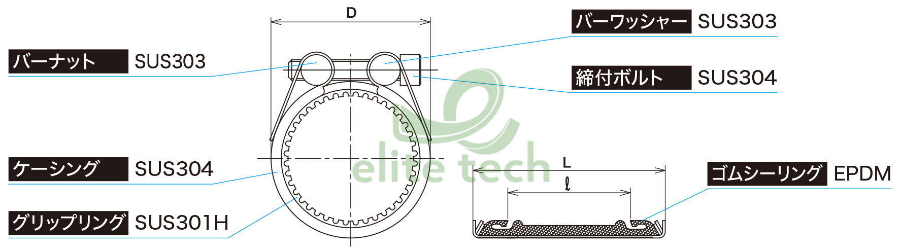 Khớp Nối Ống ATOMS GV Pipe Coupling Constructure