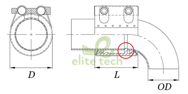 Khớp Nối Ống JEONG WOO MJET Grip Type Dimension