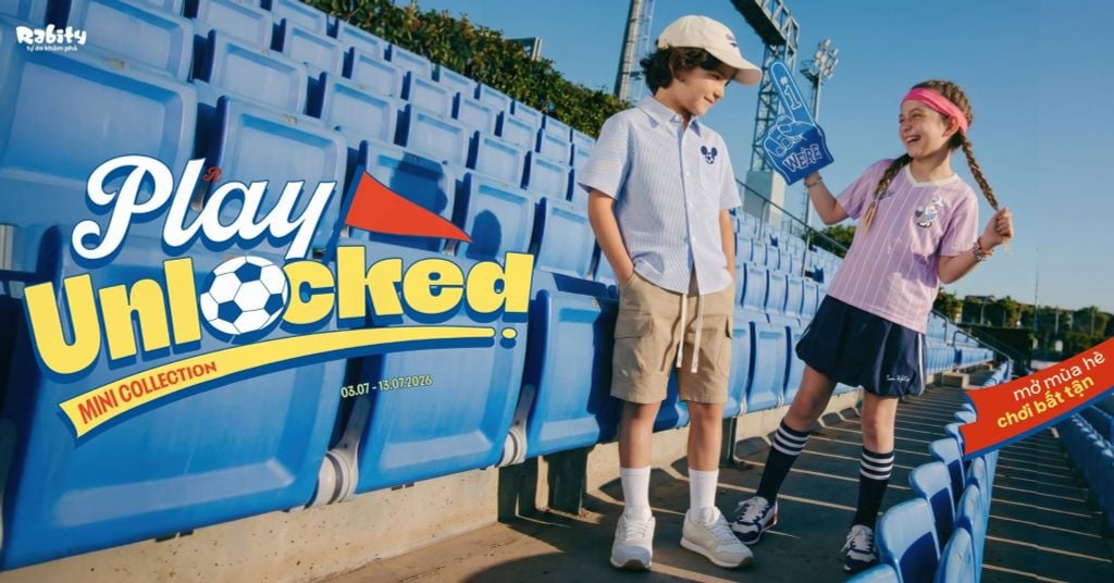 TRa mắt BST PLAY UNLOCKED: Bộ sưu tập Active Wear dành cho bé năng động mùa nắng
