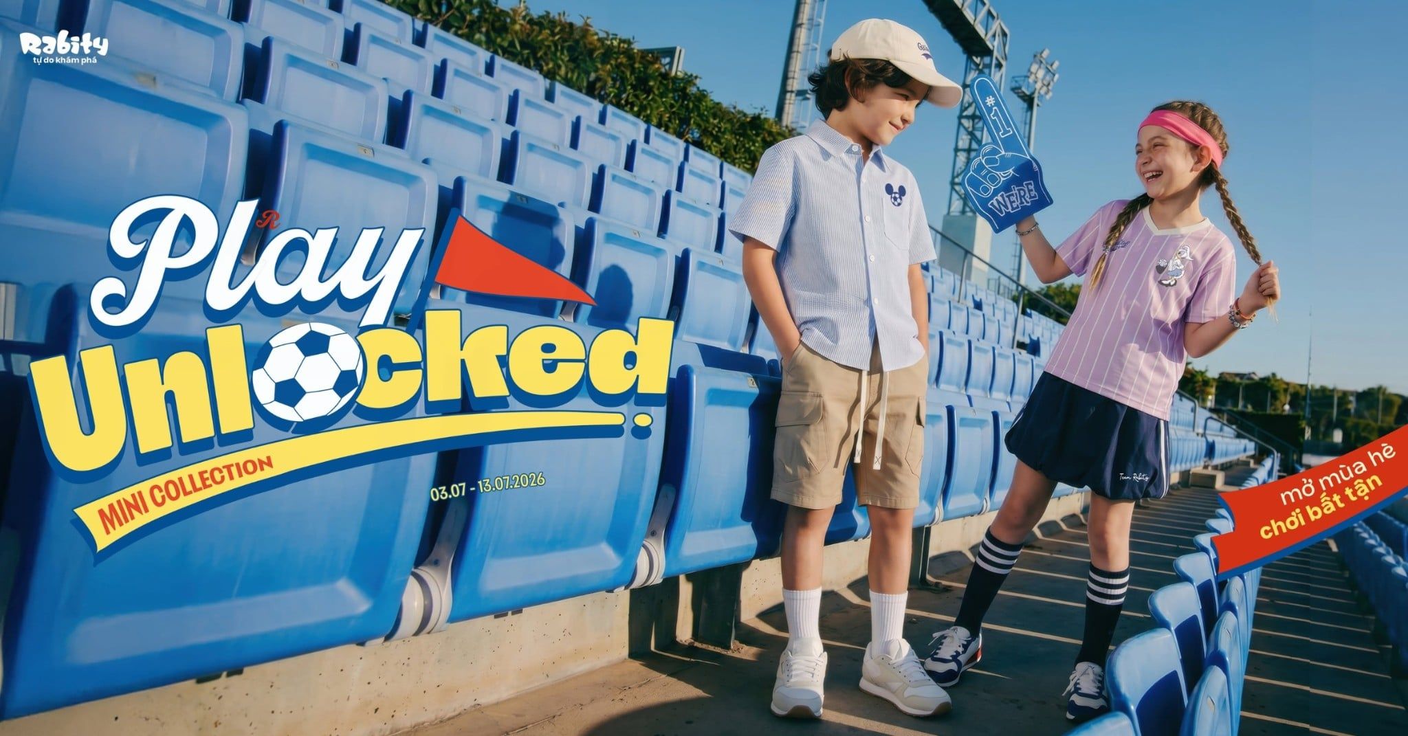 Ra mắt BST PLAY UNLOCKED: Bộ sưu tập Active Wear dành cho bé năng động mùa nắng
