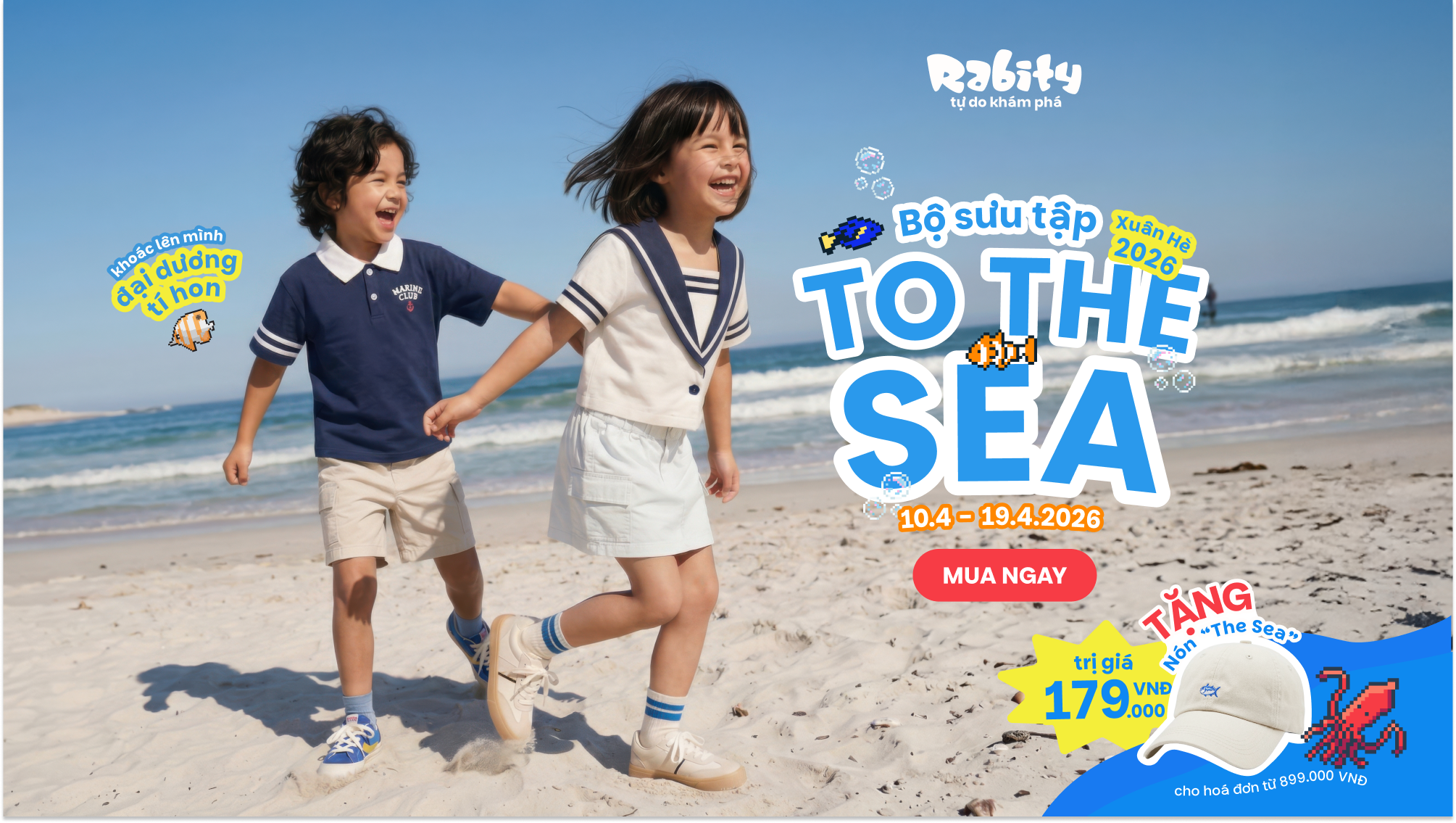 CHÍNH THỨC RA MẮT BST HÈ 2026: TO THE SEA - Khoác lên mình cả đại dương tí hon