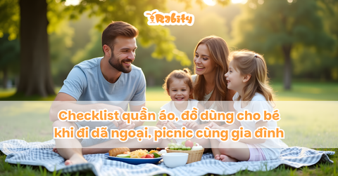 Checklist quần áo, đồ dùng cho bé khi đi dã ngoại, picnic cùng gia đình