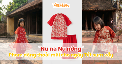 Về lại nếp xưa với “Nu na Nu nống”: Phom dáng thoải mái cho ngày Tết sum vầy