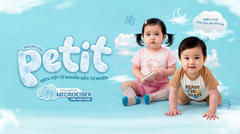 Ra mắt BST Đồ bộ Premium Petit - Dịu êm từ những điều nhỏ nhất cho bé yêu