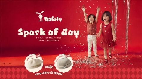 Nhận Mũ Hot Trend Đón Mùa Lễ Hội Cùng BST Spark Of Joy Từ Rabity