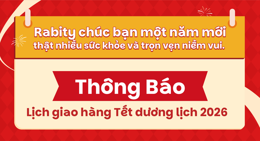 T📣 RABITY THÔNG BÁO LỊCH HOẠT ĐỘNG DỊP TẾT TÂY 2026 📣