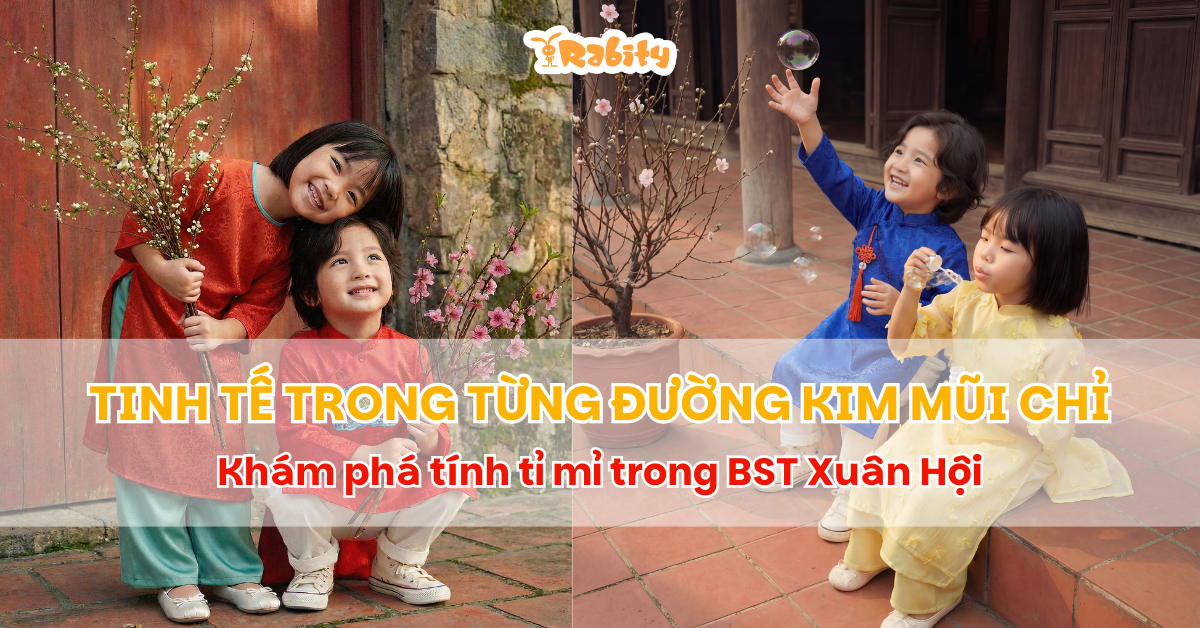 Tinh tế trong từng đường kim mũi chỉ: Khám phá tính tỉ mỉ trong BST Xuân Hội