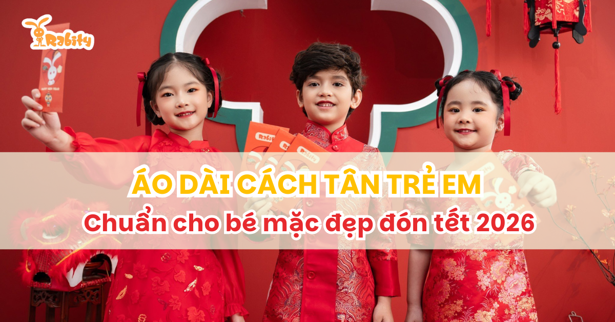 Áo dài cách tân trẻ em: Chuẩn cho bé mặc đẹp đón tết 2026