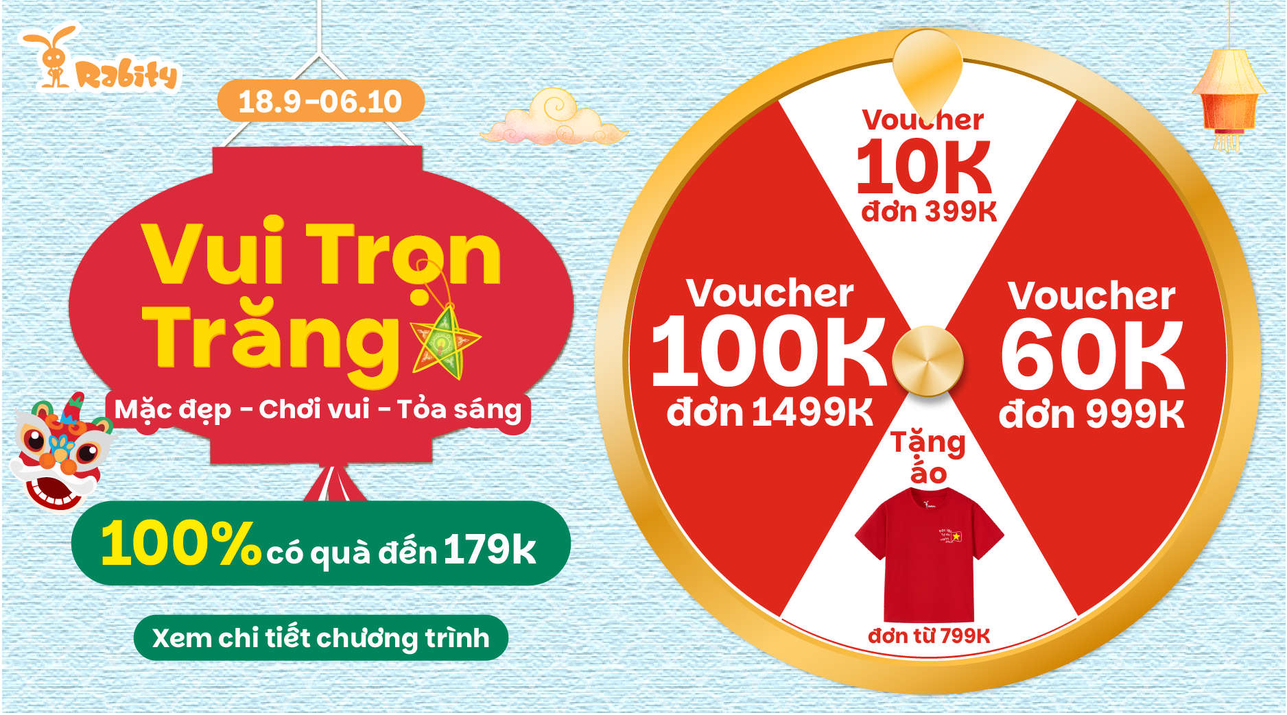 🌕 THAM GIA VÒNG QUAY MAY MẮN - 100% CÓ QUÀ🌟