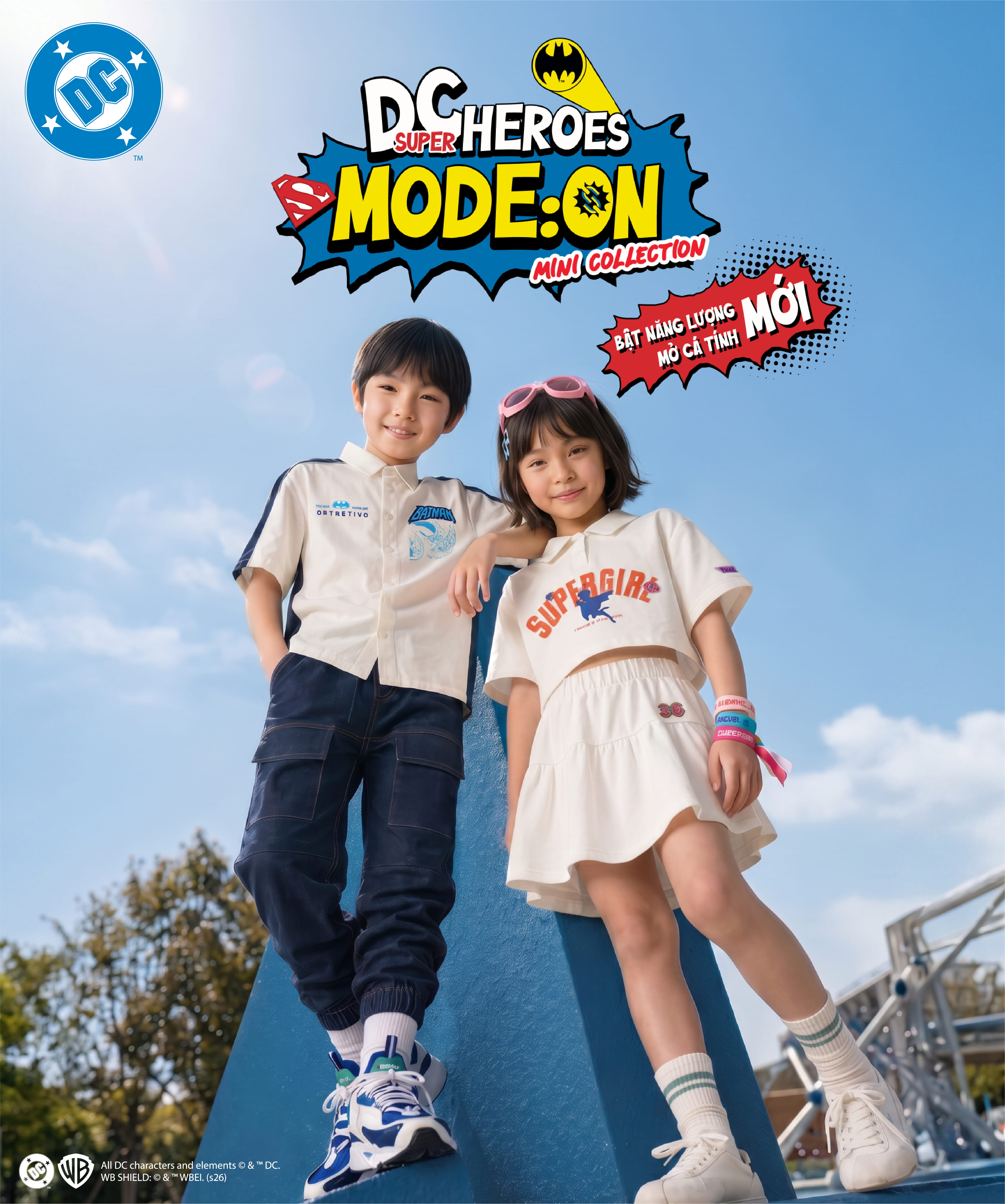DC SUPER HEROES MODE:ON - BẬT NĂNG LƯỢNG MỚI, MỞ CÁ TÍNH MỚI