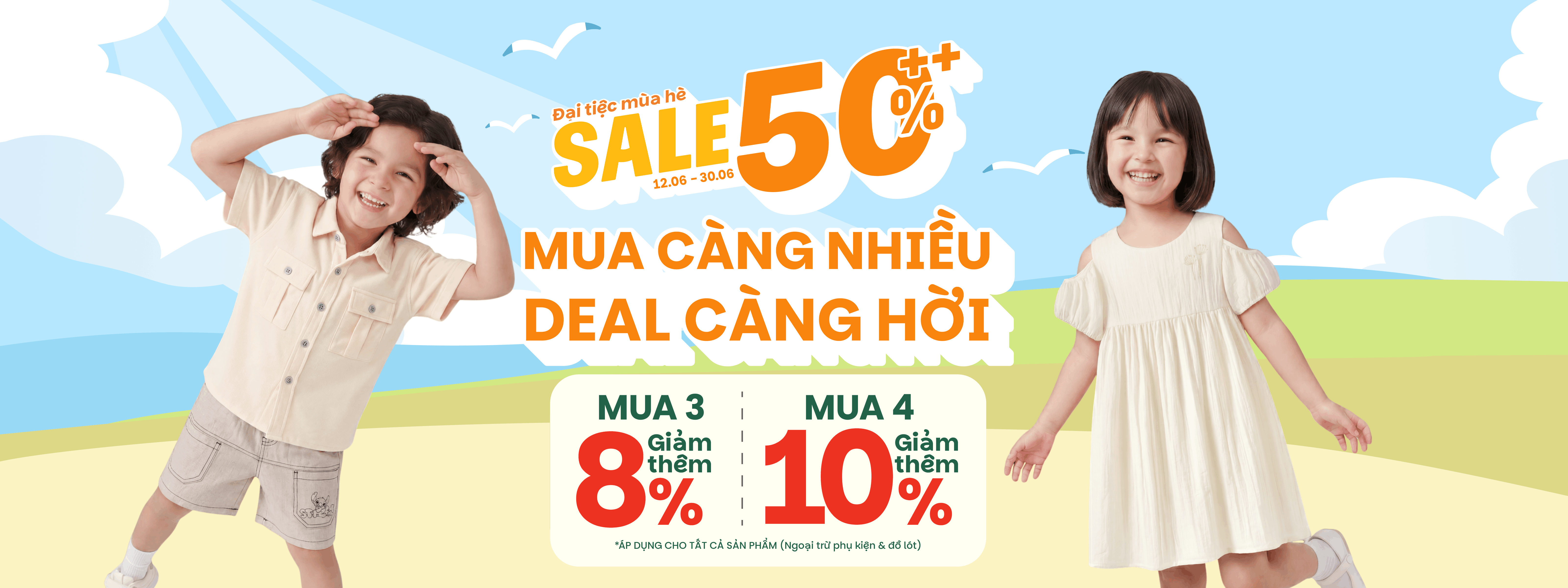 ĐẠI TIỆC MÙA HÈ - SALE UP TO 50%++