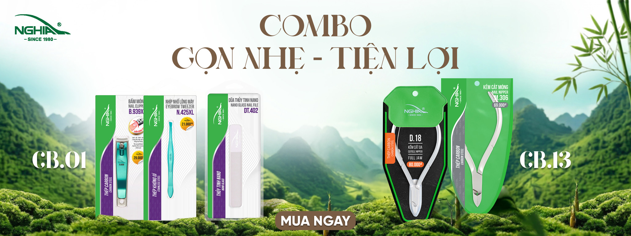 Combo Gọn Nhẹ - Tiện Lợi