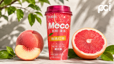 Trà Trái Cây Meco Vị Đào Bưởi: Hương Vị Thanh Khiết Đậm Chất Gen Z