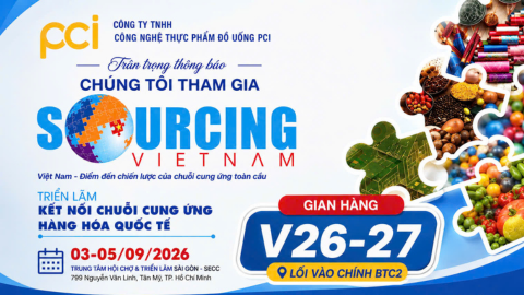 PCI Food tham gia Vietnam International Sourcing 2026