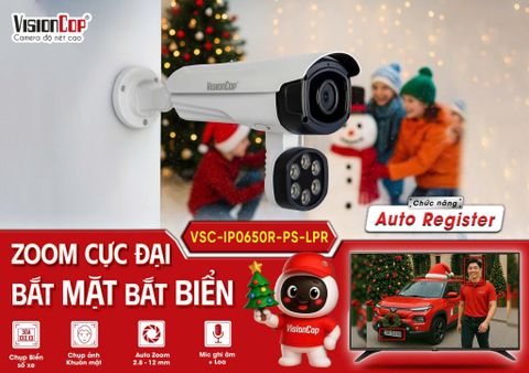 🎄 Noel sáng rõ từng làn xe – An ninh đường phố trọn vẹn cùng VSC-IP0650R-PS-LPR