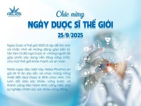 CHÚC MỪNG NGÀY DƯỢC SĨ THẾ GIỚI (25/9/2025)