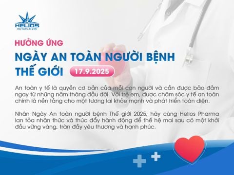 HƯỞNG ỨNG NGÀY AN TOÀN NGƯỜI BỆNH THẾ GIỚI (17/9/2025)