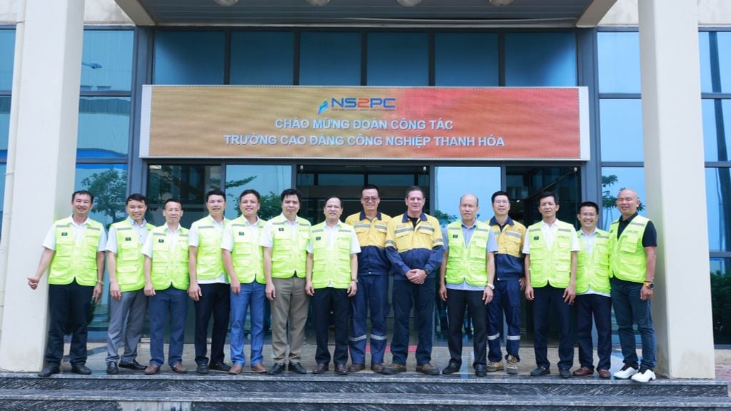 NS2PC Executive Vice President receives Delegation from Thanh Hoa Industrial College