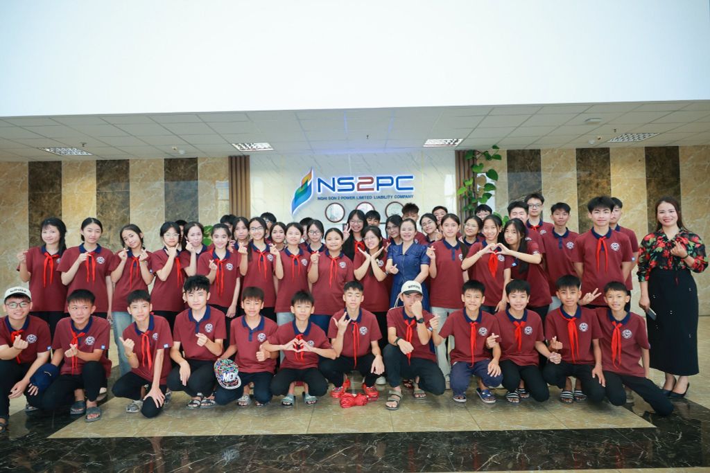 Trường THCS Tĩnh Hải tham quan Nhà máy Nhiệt điện Nghi Sơn 2