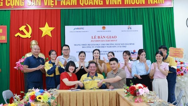 NS2PC Donates Educational Equipment to Hai Binh Kindergarten