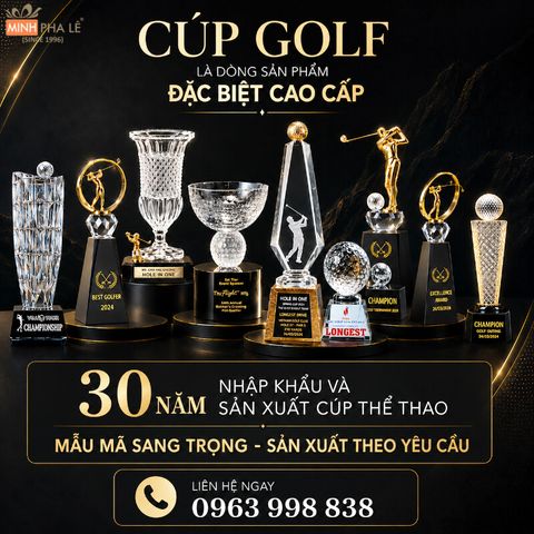 Cúp golf cao cấp
