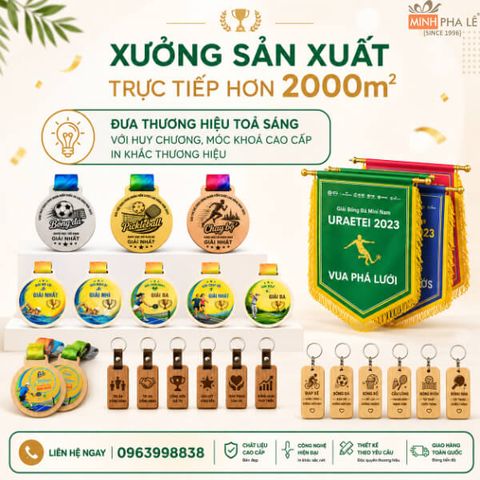 Huy chương và móc khoá thể thao