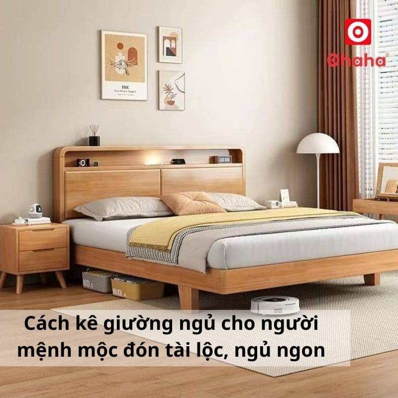 Cách kê giường ngủ cho người mệnh mộc đón tài lộc, ngủ ngon
