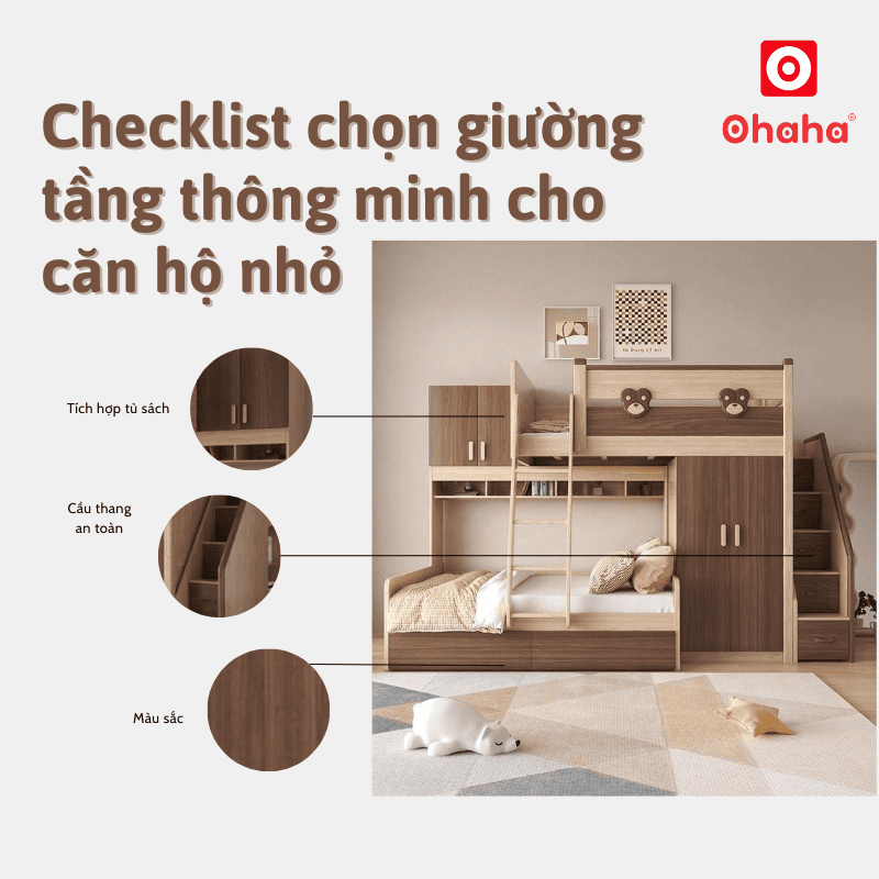 Checklist chọn giường tầng thông minh cho căn hộ nhỏ