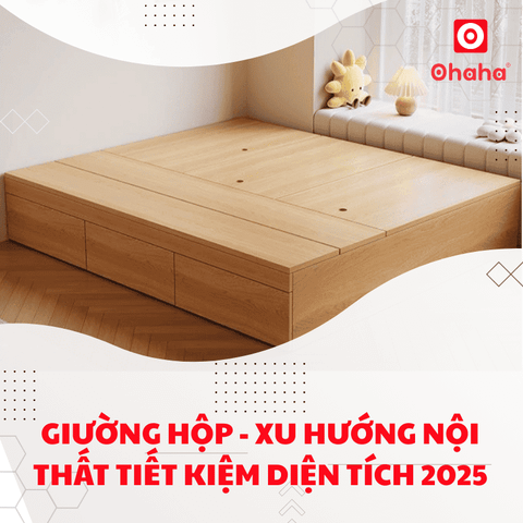 Giường hộp – Xu hướng nội thất tiết kiệm diện tích 2025