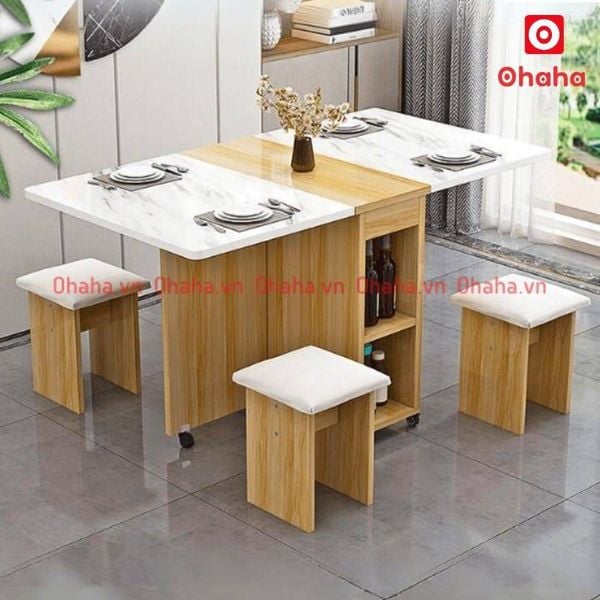 Mẹo chọn bàn ăn bo góc mềm mại tạo cảm giác an toàn cho gia đình