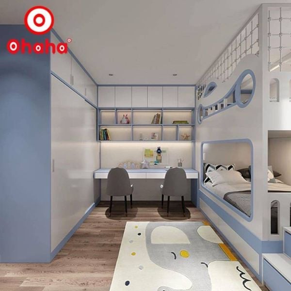 Combo nội thất phòng ngủ làm từ chất liệu MDF lõi xanh chống ẩm bền đẹp