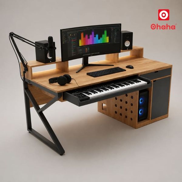 Bàn phòng thu studio hiện đại được ưa chuộng 2026