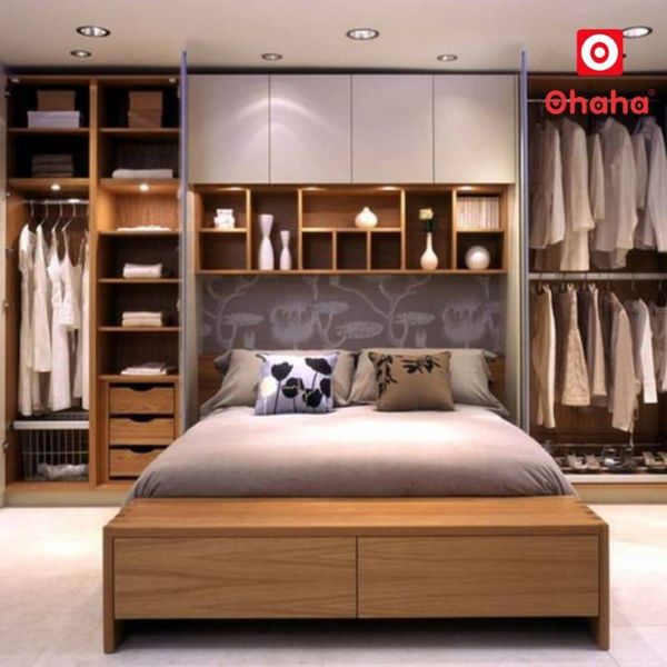 Đặt tủ quần áo đầu giường gây mất an toàn và phạm phong thủy