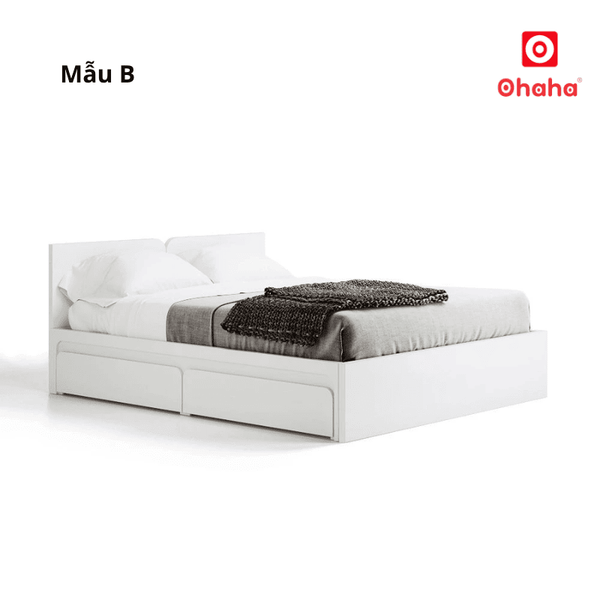 Giường ngủ gỗ công nghiệp hiện đại có ngăn kéo chứa đồ tiện lợi