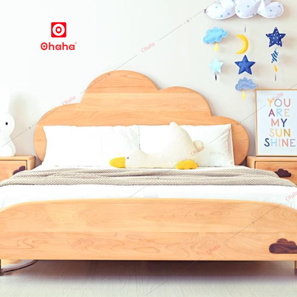 Giường ngủ hiện đại hình đám mây cho bé - GTE018
