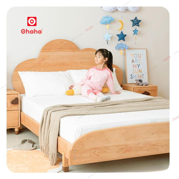 Giường ngủ hiện đại hình đám mây cho bé - GTE018