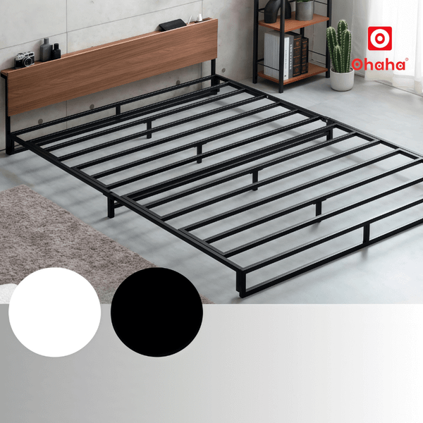 Giường ngủ hiện đại khung sắt OHAHA - GC070 đơn giản, tiện lợi