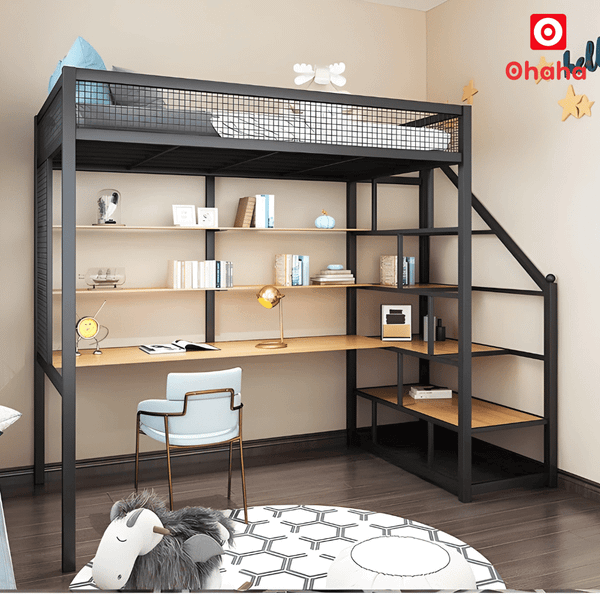 Giường tầng hiện đại khung sắt cao cấp OHAHA - GTS055 tiện dụng và tối ưu