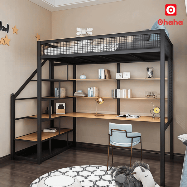 Giường tầng hiện đại khung sắt cao cấp OHAHA - GTS055 tiện dụng và tối ưu