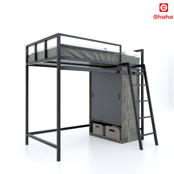 Giường Tầng Thông Minh Khung Sắt OHAHA - GTS053