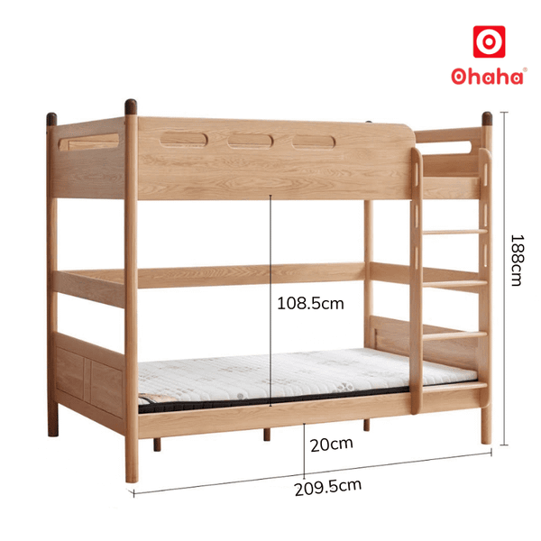 Kích thước giường tầng thông minh&nbsp;hiện đại OHAHA - GTTM064