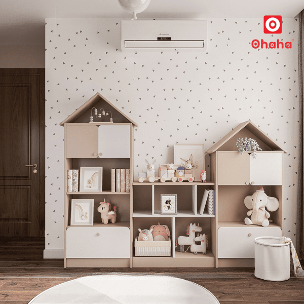 Combo phòng ngủ kết hợp giường tầng cho bé